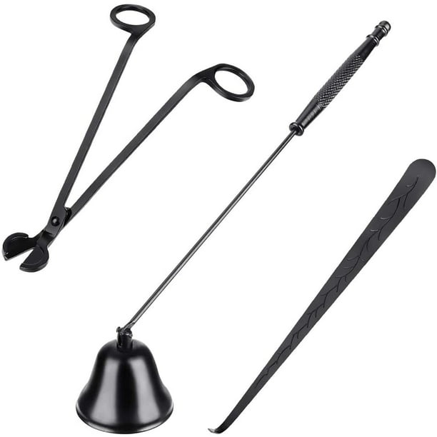 Yoption 3-in-1 Candle Accessory Set Candle Wick Trimmer Candle Cutter Candle Snuffer and Candle Wick Dipper with Gift Package for Candle Lover